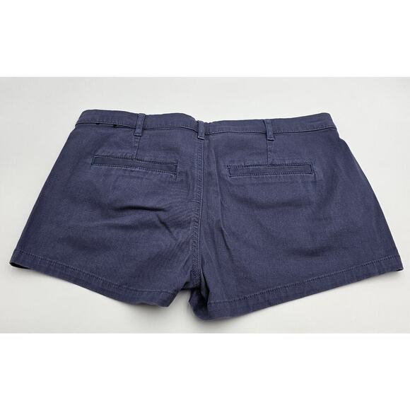 Express Women's Size 4 Blue Shortie Low Rise Chino Shorts - Picture 8 of 8
